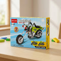 3-in-1 Highway Cruiser Motorcycle Building Set – 129+ Pieces