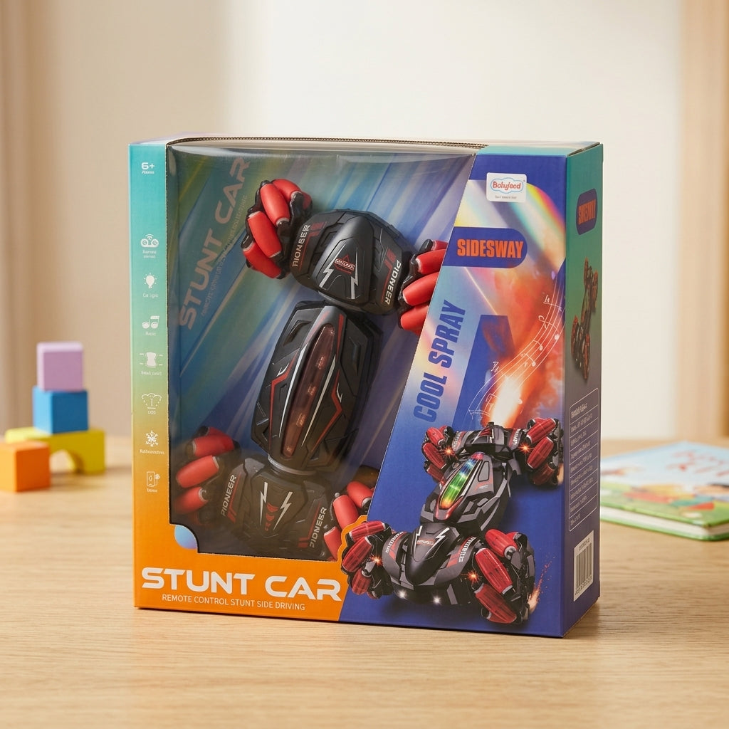 360° RC Sideways Drift Stunt Car with Lights & Music