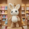 Adorable White & Brown Bunny Plush Toy