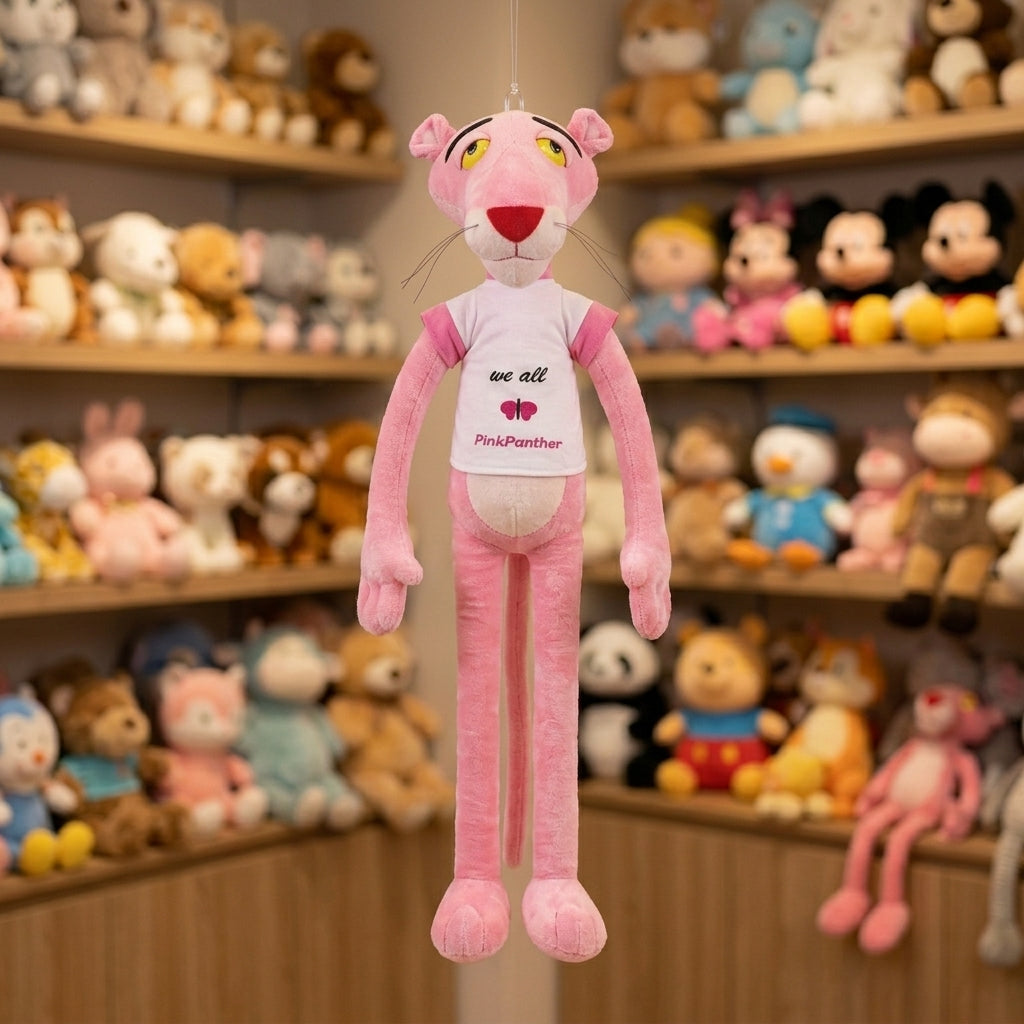 Pink Panther Long-Leg Plush Toy