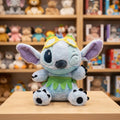 Cute Blue Alien Plush Toy with Tropical Outfit