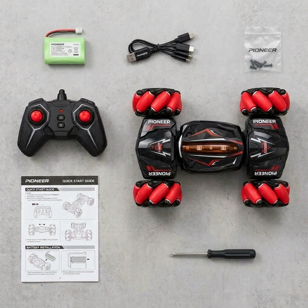 360° RC Sideways Drift Stunt Car with Lights & Music